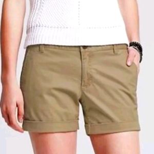 Banana Republic City Chino Shorts Size 0